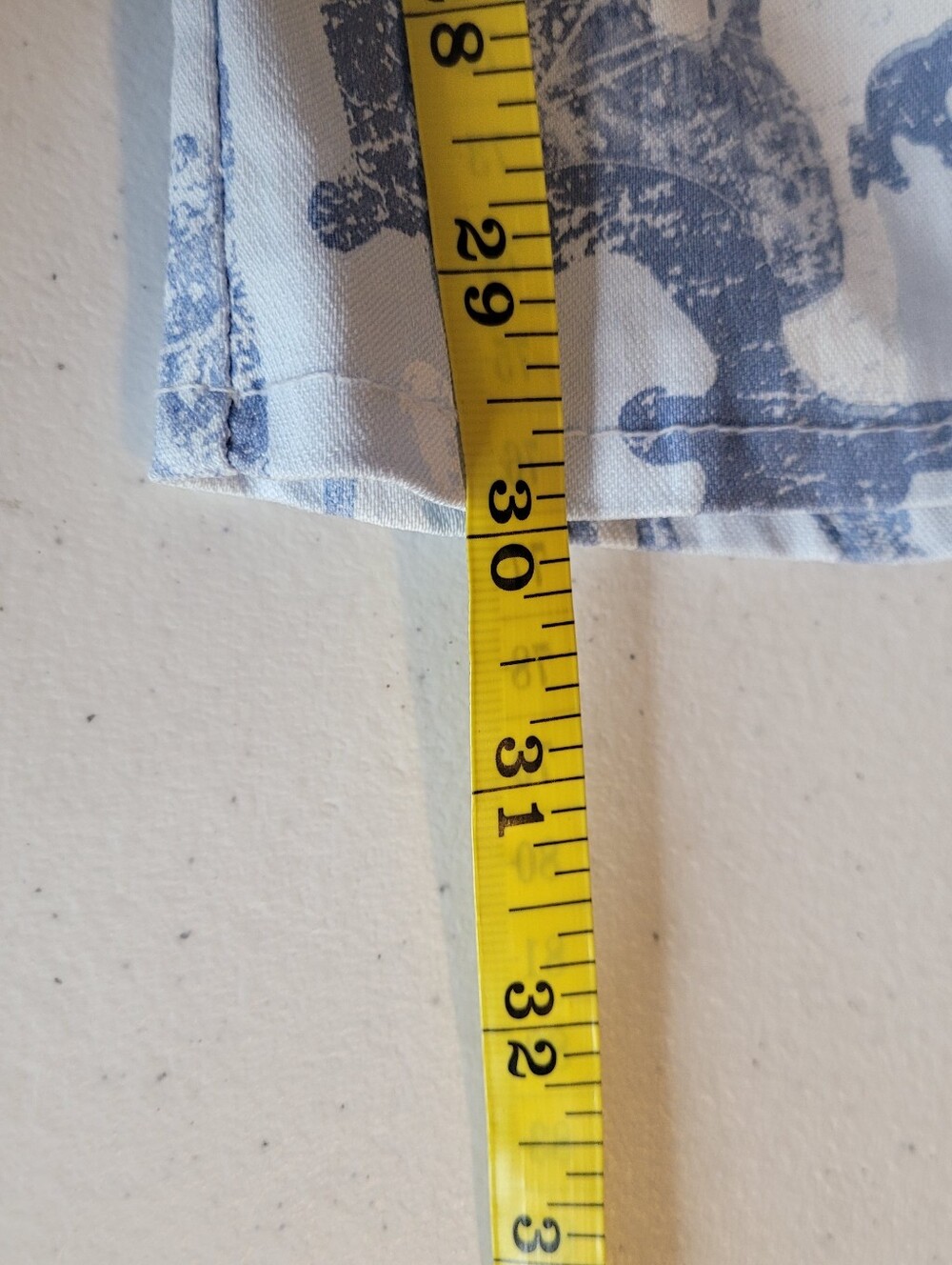 Venti6 Women's pants Size M White/Blue Camo Joggers Elastic Waist Drawstring - Picture 9 of 11